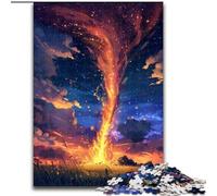 1000 Pieces Puzzles for Adults Bonfire in The Night Sky Jigsaw Puzzle Made of cardboard,Relaxing Entertainment, Home Decor 1000pcs(26x38cm)