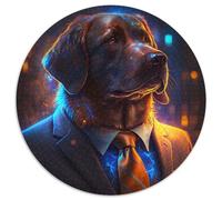 1000 Pieces Puzzles for Adults Boss Labrador Difficult Puzzles for Adults Family Interaction & Brain Challenge,Family Activity Challenge (67.5x67.5cm)