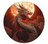 1000 Pieces Puzzles for Adults Brave Dragon Puzzle 1000 Pieces Jigsaw for Mother'S Day,Birthdays,Christmas (67.5x67.5cm)