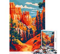 1000 Pieces Puzzles for Adults Bryce Canyon Utah Nature Fun Family Connection Activity Memorable Christmas Giftsing Option (38x26cm)