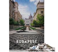 1000 Pieces Puzzles for Adults Budapest 2 Square Puzzle for Adults & Wooden Puzzles Home Decor 1000pcs (75x50cm)