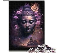 1000 Pieces Puzzles for Adults Buddha Statues Puzzles for Adults Home Activity for Holidays, Birthdays, And Family Game Nights size 38x26cm