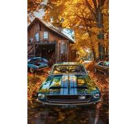 1000 Pieces Puzzles for Adults - Car in the Forest Puzzle Family Game Adult Decompression Child Education Gift for Intellective Educational Game,Gift