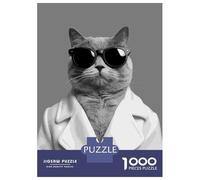 1000 Pieces Puzzles for Adults Cat Animals Portrait Teenager Puzzles Brain Teaser Game Home Decoration for Is Ideal As A Gift 70x50cm/1000pcs
