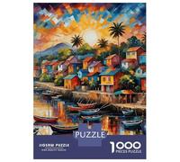 1000 Pieces Puzzles for Adults Cedros Village Jigsaw Puzzle Hands-on Game Home Decoration Unique Gifts for Birthday And Christmas 52x38cm/1000pcs