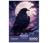 1000 Pieces Puzzles for Adults Celestial Crow Ethereal Jigsaws for Adults Relax Games Enhance Memory Unique Gifts for Birthday And Christmas 38x26cm/1000pcs