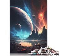 1000 Pieces Puzzles for Adults Celestial Nature Landscape Jigsaw Puzzles for Adults And Wooden Puzzles Home Decoration 1000pcs (75x50cm)