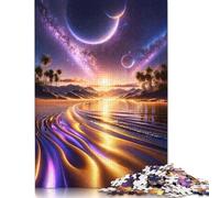 1000 Pieces Puzzles for Adults Celestial Shores Jigsaw Puzzles for Adults And Paper Puzzles Home Decoration 1000pcs (38x26cm)