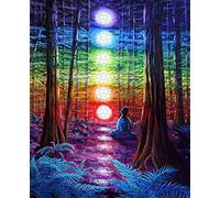 1000 Pieces Puzzles for Adults - Chakra Meditation in The Redwoods Adult Stress Relief Puzzle, Youth Intelligence Challenge, Relaxing Family Activities