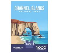 1000 Pieces Puzzles for Adults Channel Islands National Park Puzzle for Adults Toy Wall Decor Analysis And Logic Unique Gifts for Birthday And Christmas 38x26cm/1000pcs