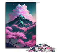 1000 Pieces Puzzles for Adults Cherry Blossom Japan Art Decompressing Intellectual Educational Toy Gifts Ideas 75x50cm