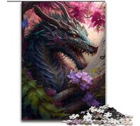 1000 Pieces Puzzles for Adults Cherry Blossom Tree Dragon Jigsaw Puzzles for Adults 1000 Piece Making It A Great Gift for Family Fun (Size 50x75cm)