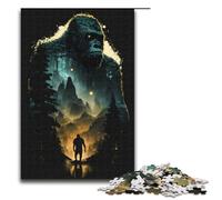 1000 Pieces Puzzles for Adults Chimpanzees Decompressing Intellectual Educational Toy Gifts Ideas 75x50cm