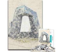 1000 Pieces Puzzles for Adults China Central Television Educational Family Game Learning Educational Gifts Ideas 38x52cm(1000pcs)