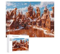 1000 Pieces Puzzles for Adults - Chocolate Factory Fantasy Jigsaw Puzzle Children and Adolescents Educational Training Decompression Resistant Difficult Play Games