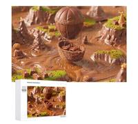 1000 Pieces Puzzles for Adults - Chocolate Factory Fantasy Puzzles Challenging and Relaxing Gifts Idea for Puzzle Enthusiasts
