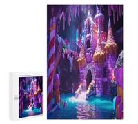 1000 Pieces Puzzles for Adults - Chocolate Factory in 3D Cartoon Style Fun Brain Puzzle Lovers Challenging and Relaxing Gifts Idea