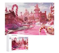 1000 Pieces Puzzles for Adults - Chocolate Factory in 3D Cartoon Style Puzzle Family Game Adult Decompression Child Education Gift for Intellective Educational Game,Gift
