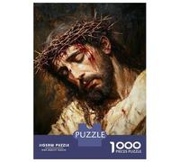 1000 Pieces Puzzles for Adults Christ's Crown of Thorns Jigsaws for Adults Relax Games Enhance Memory Unique Gifts for Birthday And Christmas 52x38cm/1000pcs