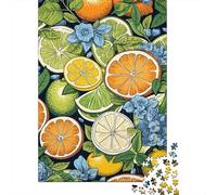 1000 Pieces Puzzles for Adults Citrus Fruit Pattern Puzzles for Adults Hands-on Game But Fun And Humorous Parent-child Interaction 52x38cm/1000pcs
