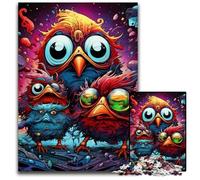 1000 Pieces Puzzles for Adults Color Bird Puzzles for Adults Brain Teaser Game for Teenagers, Perfect 26X38CM/10.23x14.96inch