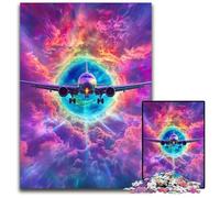 1000 Pieces Puzzles for Adults Color Plane Puzzle Learning Educational Toys,is Ideal As Gifts for The Whole Family for Ages 14+ 50X75CM