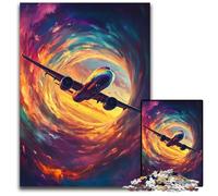 1000 Pieces Puzzles for Adults Color Plane Puzzle Learning Educational Toys,is Ideal As Gifts for The Whole Family for Ages 14+ 50X75CM