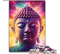 1000 Pieces Puzzles for Adults Colorful Buddha Wooden Jigsaw Puzzles size 50x75cm Interactive Family Game, Brain Challenge, Educational Toy
