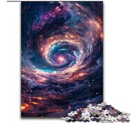 1000 Pieces Puzzles for Adults Colorful Cosmic Made of Wood, Perfect Christmas & New Year Gift, 50x75cm for Family Interactive Game