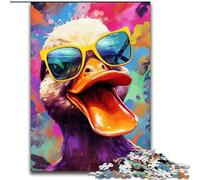 1000 Pieces Puzzles for Adults Colorful Duck cardboard Jigsaw Puzzles size 26x38cm Interactive Family Game, Brain Challenge, Educational Toy