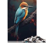 1000 Pieces Puzzles for Adults Colorful Fantasy Bird Square Puzzle for Adults & Wooden Puzzles Home Decor 1000pcs (75x50cm)