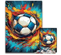 1000 Pieces Puzzles for Adults Colorful Football Puzzles for Adults Brain Teaser Game for Teenagers, Perfect 50x75CM/19.68x29.52inch