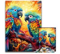 1000 Pieces Puzzles for Adults Colorful Parrot Puzzles for Adults Brain Teaser Game for Teenagers, Perfect 50x75CM/19.68x29.52inch
