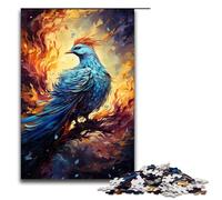 1000 Pieces Puzzles for Adults Colorful Psychedelic Galaxy Phoenix Wooden Jigsaw for Adults And Kids Stress Relief Tool 1000 PCS(75x50cm)