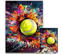 1000 Pieces Puzzles for Adults Colorful Tennis Puzzles for Adults Brain Teaser Game for Teenagers, Perfect 26X38CM/10.23x14.96inch