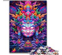 1000 Pieces Puzzles for Adults Colourful Art Buddha Puzzles for Adults size 50x75cm for Mother'S Day, Birthdays, Christmas