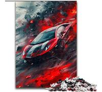 1000 Pieces Puzzles for Adults Colourful Classic Sports Cars Made of Wood, Perfect for Family Fun on Birthdays, Christmas 50x75cm Engaging Family Game Night Activity