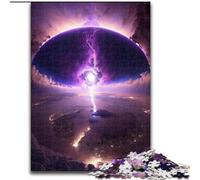 1000 Pieces Puzzles for Adults Colourful Fantasy Cosmic Black Hole Made of Wood, Perfect Christmas & New Year Gift, 50x75cm for Family Interactive Game