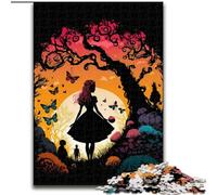 1000 Pieces Puzzles for Adults Colourful Tree of Life Jigsaw Brain Teaser Game for Teenagers, for Family Game Night (size : 50x75cm)