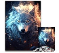 1000 Pieces Puzzles for Adults Cosmic Celestial Wolf Puzzles for Adults for TeenagersTeens Ideal BirthdayHoliday Gift 1000 PCS(75x50cm)