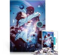 1000 Pieces Puzzles for Adults Cosmic Embrace the Universal Love Quizspiel eignet sich ideal als Geschenk für die ganze Familie52x38cm