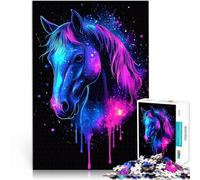 1000 Pieces Puzzles for Adults Cosmic Horse Help the brain exercise addictive toys to cultivate patience great gift 50x70cm