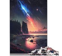 1000 Pieces Puzzles for Adults Cosmic Sunset Landscape Square Puzzle for Adults & Paper Puzzles Home Decor 1000pcs (75x50cm)