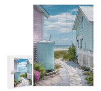 1000 Pieces Puzzles for Adults - Cottage by The Sea Puzzle Christmas Perfect for Relaxation Activity Difficult Challenging Puzzles