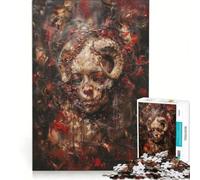 1000 Pieces Puzzles for Adults Crimson Chaos, Educational Game, Train Your Brain And Hands, Improving Love between Couples 38x52cm