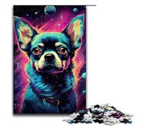 1000 Pieces Puzzles for Adults Cute Big Eared Dog Decompressing Intellectual Educational Toy Gifts Ideas 75x50cm