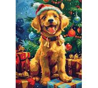 1000 Pieces Puzzles for Adults - Cute Christmas Puppy Best Challenging Puzzles for Cognitive Workout - Safe Eco-Friendly - Most Popular Leisure Activities