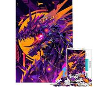 1000 Pieces Puzzles for Adults Cybernetic Dragon Puzzles for Adults Hands-on Game Analysis And Logic Unique Gifts for Birthday And Christmas (Size 38x26cm)