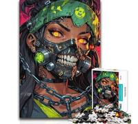 1000 Pieces Puzzles for Adults Cyberpunk Rebel Girl Educational Family Game Learning Educational Gifts Ideas 50x75cm(1000pcs)