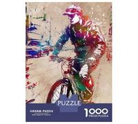 1000 Pieces Puzzles for Adults Cycling Sport Art 2 Adult Puzzles Brain Teaser Game Enhance Memory Unique Gifts for Birthday And Christmas 38x26cm/1000pcs